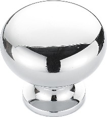 Gatineau 1-1/4-in Chrome Mushroom Traditional Cabinet Knob