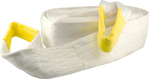30-ft Tow Strap Tie Down with Loop 75000-lb Break Strength
