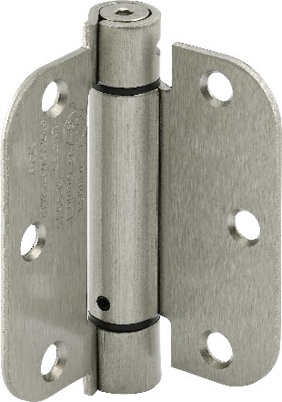 3-1/2-in H x 5/8-in Radius Satin Nickel Self closing Interior/Exterior Door Hinge 3 -Pack