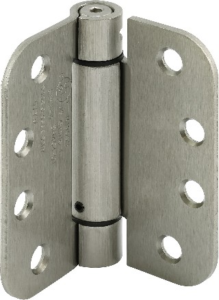 4-in H x 5/8-in Radius Satin Nickel Self closing Interior/Exterior Door Hinge 3 -Pack