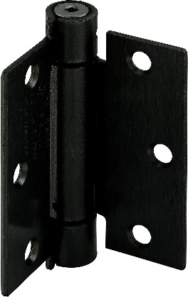 3-1/2-in H Square Matte Balck Barrel Interior/Exterior Door Hinge 3 -Pack
