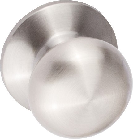 Sure-Loc Door Hardware Durango Satin Nickel Interior Bed/Bath Hall/Closet Passage Door Knob