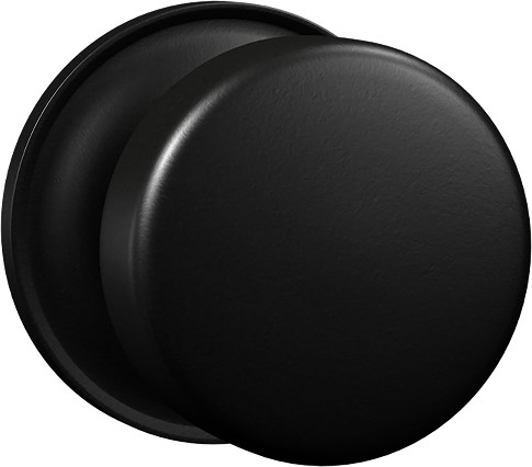Matte Black Interior or Bed/Bath Privacy Door Knob