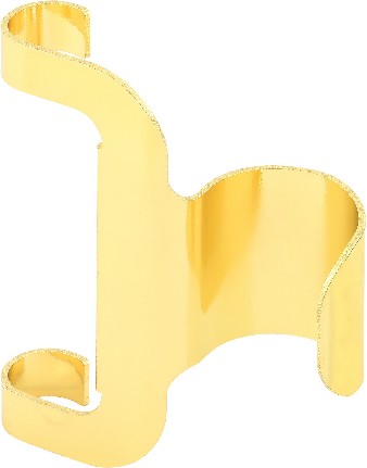 2-1/4-in W x 3-1/2-in H Polished Door Reinforcer Reinforcing plate