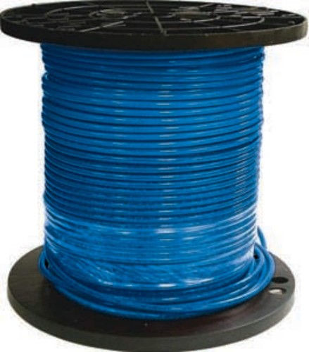 SIMpull 500-Feet 6 -AWG Blue Stranded Copper THHN wire ( By-the-roll )