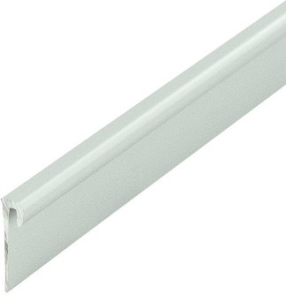 Aluminum J Channel Fits Material 1/16-in Thick Clear Anodized (Satin) Finish Aluminum Cap Moulding 36-in Length (Pack of 4)