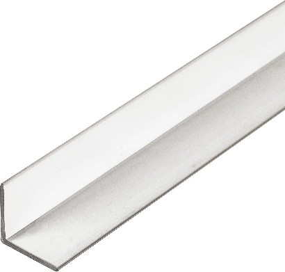 3/4-in X 3/4-in X 1/16 (.0625-in) Thick Butyrate Clear Plastic Even Leg Angle Moulding 46-in Lengths (Pack of 3)