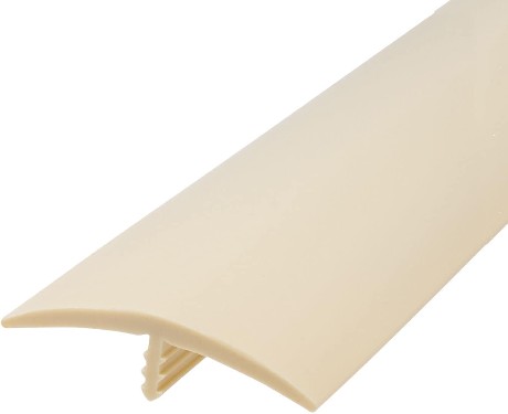 T-molding 1-1/2-in Almond Flexible Polyethylene Center Barb Tee Moulding 250-ft Coil