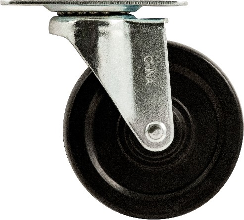 4-in Rubber Swivel Caster