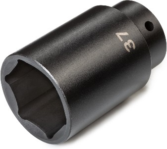 Metric 1/2-in Drive 37mm 6-point Impact Socket Individual