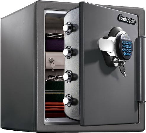 1.2-cu ft Fireproof , Waterproof Home safe with Electronic/Keypad Lock