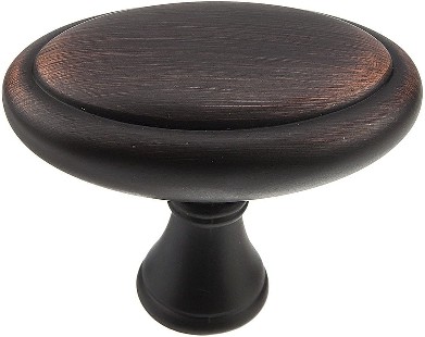 Candiac 1-9/16-in Brushed Oil-Rubbed Bronze Oval Traditional Cabinet Knob