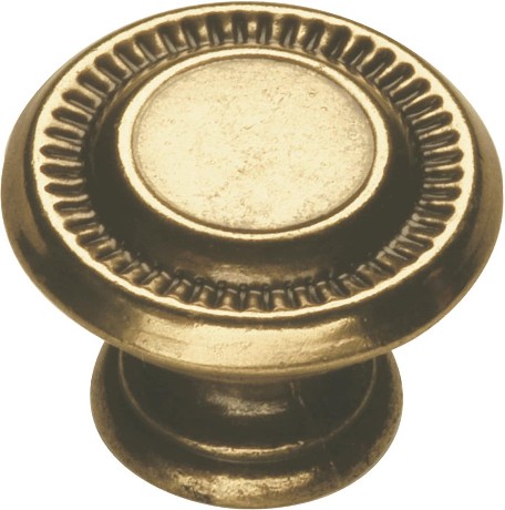 Manor House 1-in Lancaster Hand Polished Round Traditional Cabinet Knob 10 -Pack