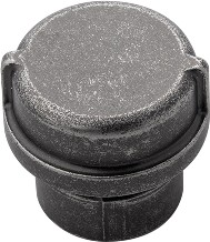 Pipeline 1-1/4-in Black Nickel Vibed Cylindrical Industrial Cabinet Knob 10 -Pack