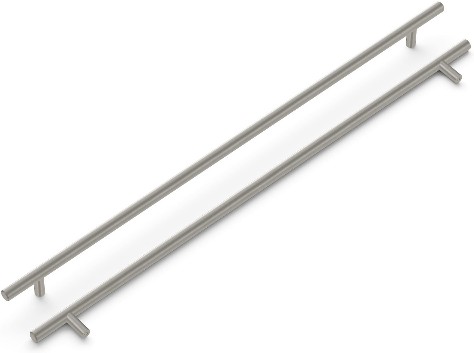 Bar Pulls 18-7/8-in , 473mm Center to Center Stainless Steel Cylindrical Bar Drawer Pulls