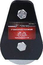 Heavy Steel Block, 3in Size, 2-in-4-in Sheave Diameter, 1000-lb Capacity