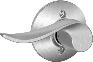 Sacramento Satin Chrome Interior or Hall/Closet Dummy Door Handle
