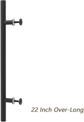 Hardware Black Interior/Exterior Bed/Bath Hall/Closet Passage Door Handle