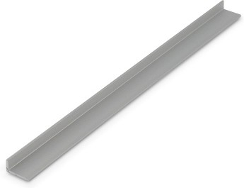 Satin Finish 1/4 x 1/2 x 3/64 (.050-in) Thick Aluminum Angle Moulding 46-in Lengths (Pack of 3)