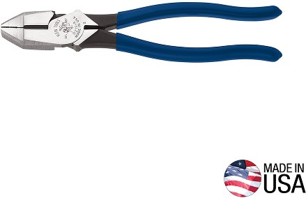 Lineman's Square Nose Pliers, 9-Inch