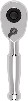 90 -Tooth 1/4-in Drive Full polish Handle Ratchet