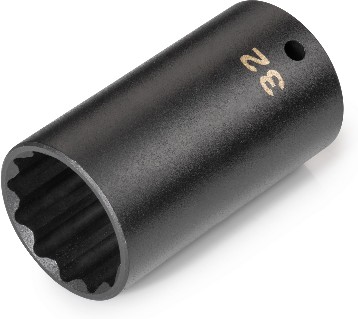 Metric 1/2-in Drive 32mm 12-point Impact Socket Individual