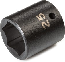 Metric 1/2-in Drive 25mm 6-point Impact Socket Individual