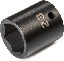 Metric 1/2-in Drive 23mm 6-point Impact Socket Individual