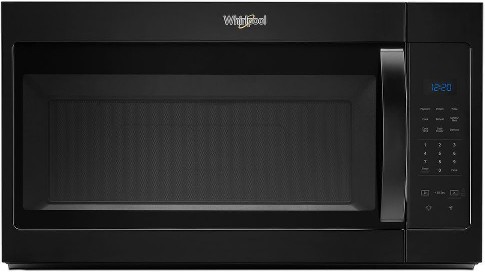 2-Speed Fan 1.7-cu ft Over-the-Range Microwave ( Black )