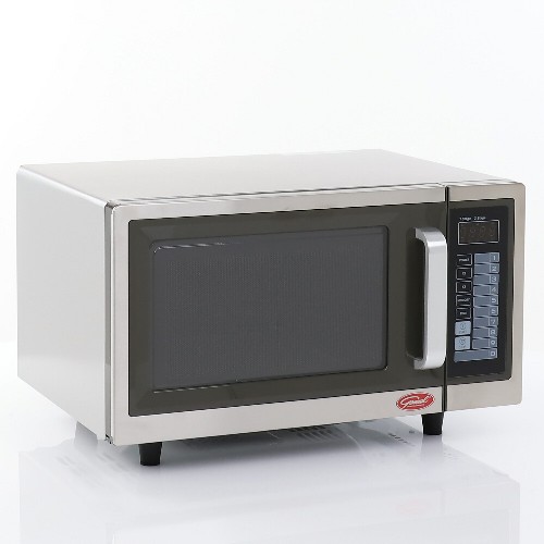 Commercial Microwave with Digital Touch Pad 1-cu ft Small 1000 -Watt Countertop Microwave ( Stainless steel )