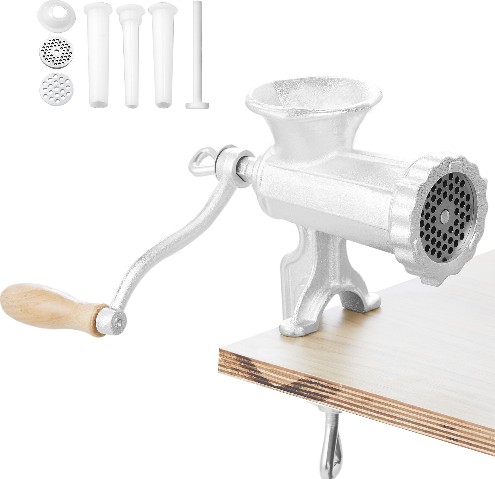 0.39-1.38-IN Clamp Commercial/Residential Course Grind Stainless steel Manual Meat grinder