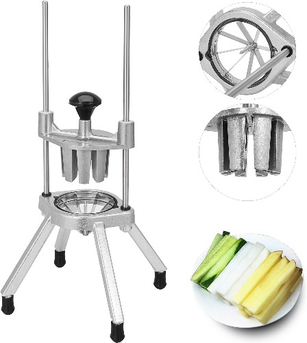 8-Section Lemon Wedge Slicer Commercial/Residential Wedger with Thickness Control ( Silver )