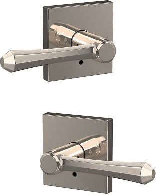 Custom Dempsey - Collins Polished Nickel Interior or Hall/Closet Dummy Door Handle