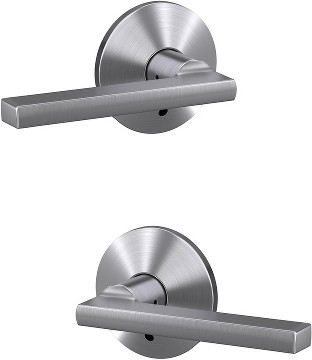 Custom Latitude - Kinsler Satin Chrome Interior or Hall/Closet Dummy Door Handle