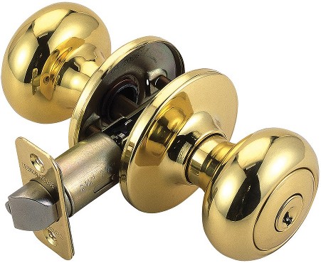 Cambridge Cambridge Polished Brass Interior Keyed Entry Door Knob