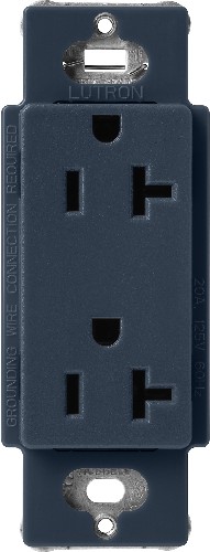 Claro 20 -Amp 120-volt Residential Decorator Outlet , Deep Sea