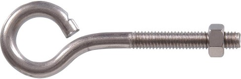 5/16-in 5/16-in x 4-in Stainless Exterior Coarse Thread Eye Bolt 5 -Count