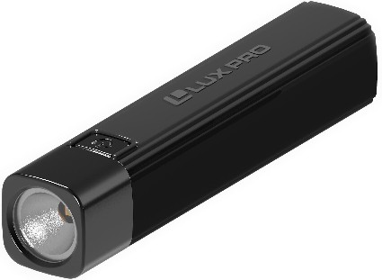 LuxPro 100-Lumen 3 -Adjustable Mode LED Rechargeable Flashlight