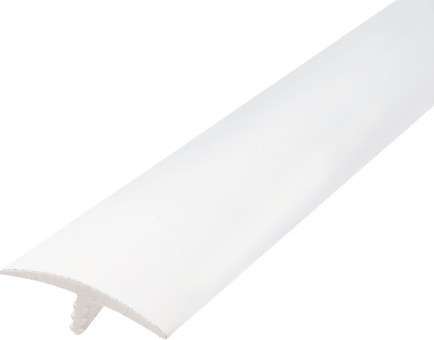 T-molding 1-1/4-in White Flexible Polyethylene Center Barb Tee Moulding 250-ft Coil
