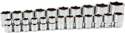 3/4-in Drive Metric Shallow Socket Set 23 -Pieces