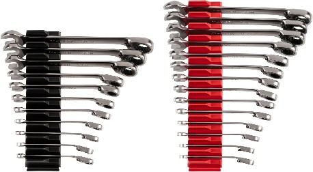 25 -Piece Set Standard (SAE) and Metric Ratchet Wrench