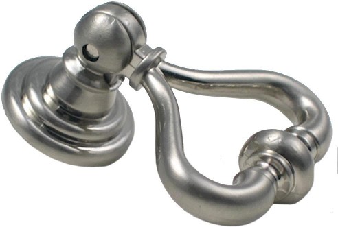 Knob Satin Nickel Triangular Cabinet Knob