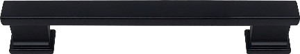 Park Avenue 5-1/16-in , 128mm Center to Center Matte Black Dual Mount Rectangular Handle Drawer Pulls