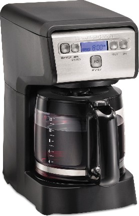 12 -Cup Programmable Residential Drip coffee maker with Automatic Shut-Off ( Black )
