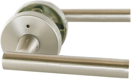 Eastport Satin Nickel Interior or Bed/Bath Privacy Door Handle