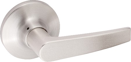 Sure-Loc Door Hardware Cedar Satin Nickel Interior Bed/Bath Hall/Closet Passage Door Handle