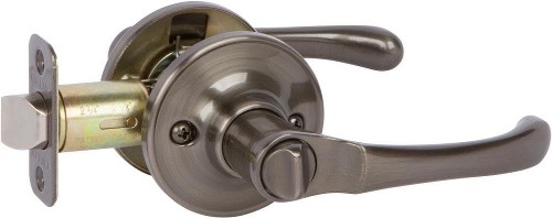 Delaney Callan Antique Nickel Interior Bed/Bath Privacy Door Handle