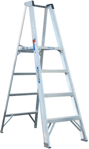 P300 6.0-ft ( 10.0-ft Reach Height ) Aluminum Type 1A - 300 lbs. Load Capacity Platform ladder