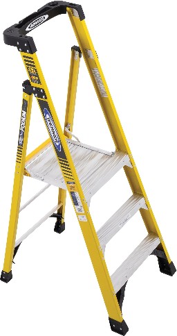 PD7300 6.0-ft ( 9.0-ft Reach Height ) Fiberglass Type 1AA - 375 lbs. Load Capacity Podium ladder