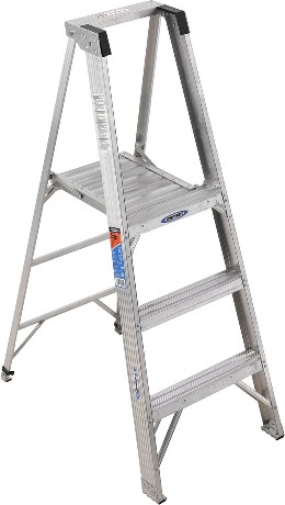 P300 5.0-ft ( 9.0-ft Reach Height ) Aluminum Type 1A - 300 lbs. Load Capacity Platform ladder